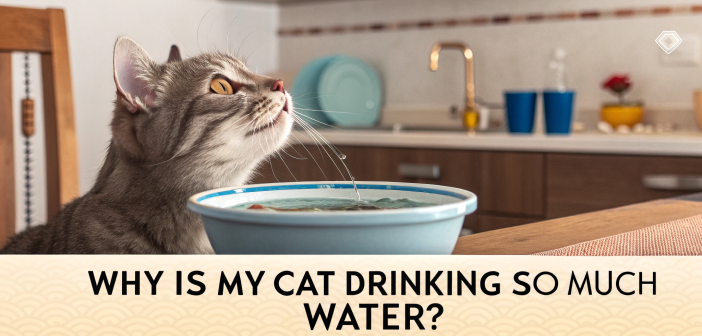 why is my cat drinking so much water